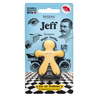 Jeff Chrome Car Air Freshener Magic Vanilla