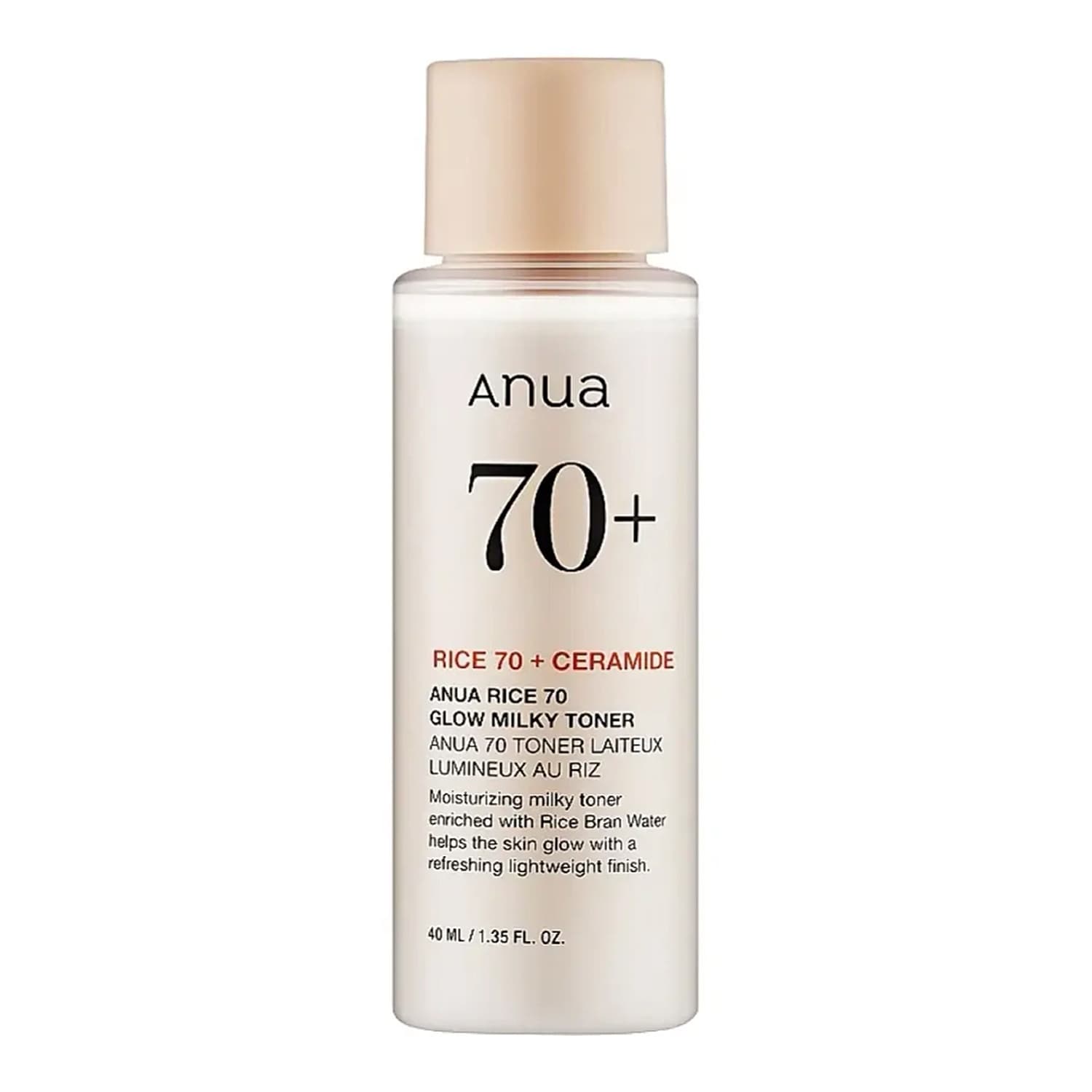 Rice 70 Glow Milky Toner nawilżający tonik ryżowy do twarzy