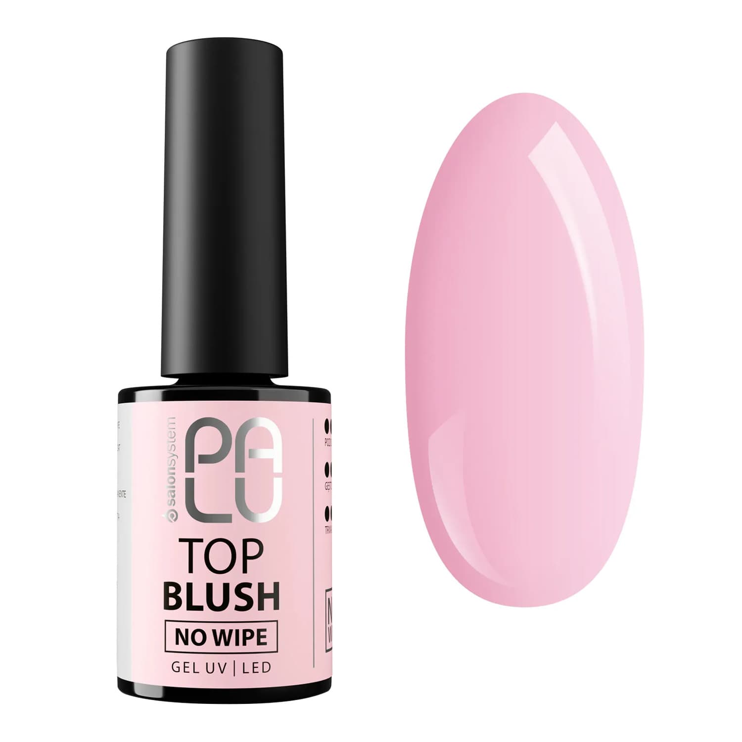 Top Blush top hybrydowy do paznokci no wipe