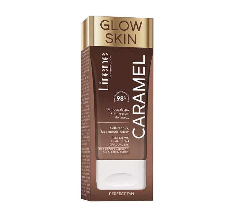 Perfect Tan samoopalający krem-serum do twarzy Caramel