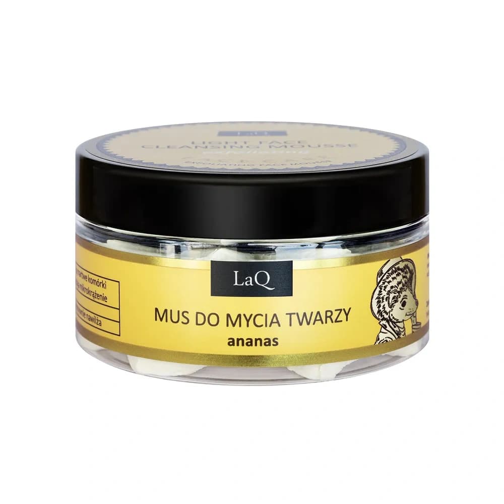 Face Care peelingujący lekki mus do mycia twarzy Ananas