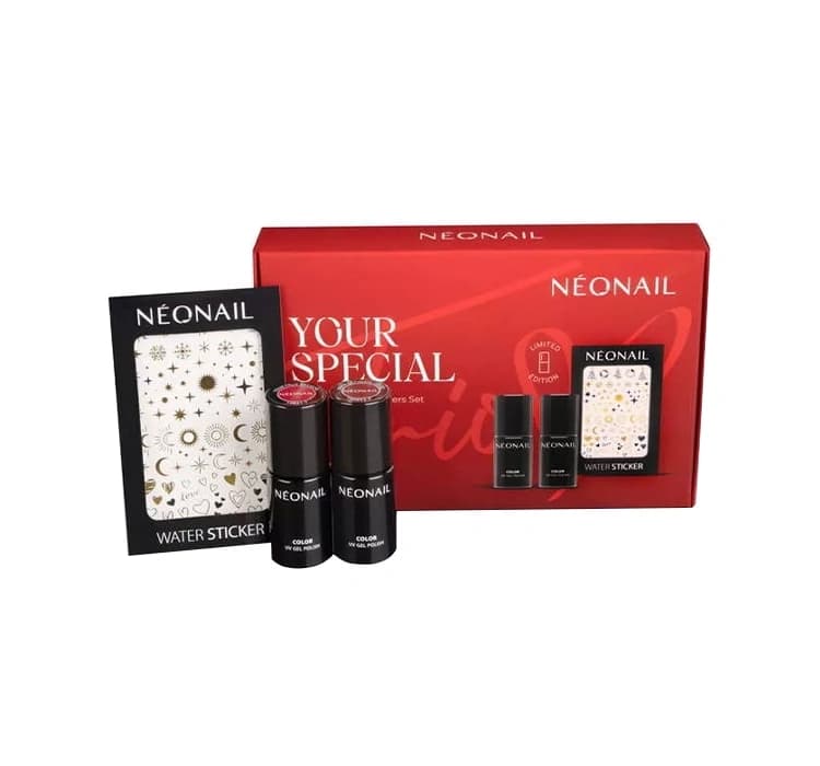 Your Special Trio zestaw do manicure hybrydowego z wodnymi naklejkami