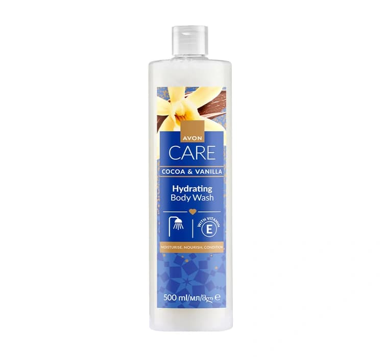 Care nawilżający żel pod prysznic Cocoa & Vanilla