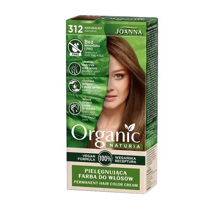 Naturia Organic pielęgnująca farba do włosów 312 Naturalny