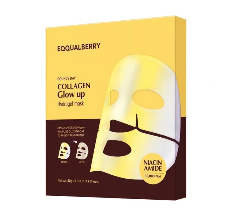 Collagen Glow Up hydrożelowa maska do twarzy rozświetlająca