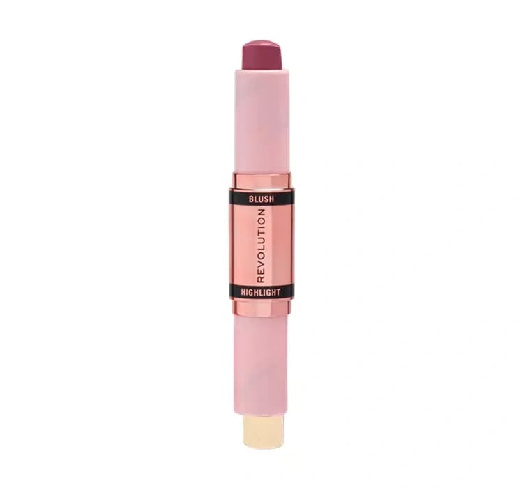 REVOLUTION BLUSH & HIGHLIGHT STICK RÓŻ I ROZŚWIETLACZ W SZTYFCIE MAUVE GLOW