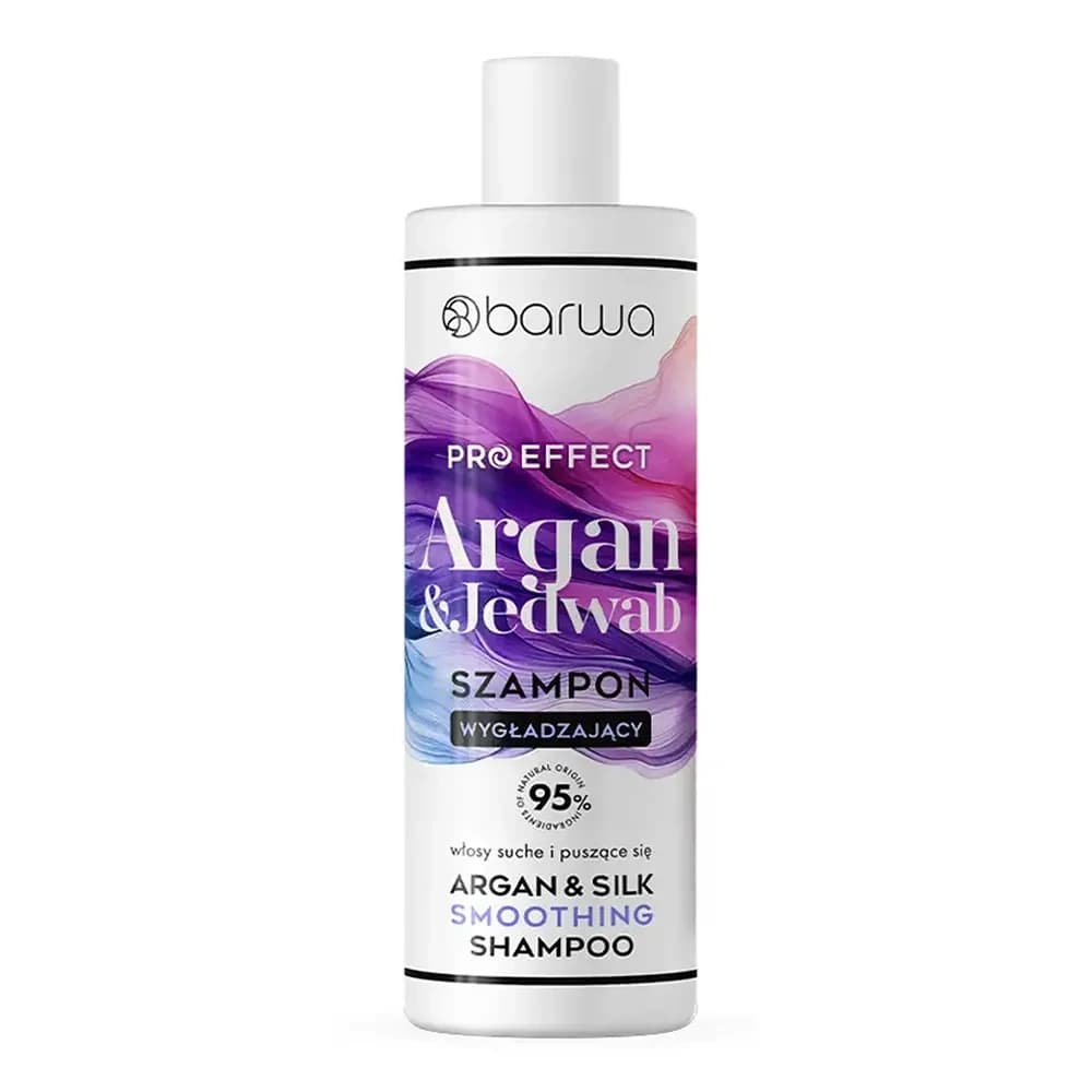 Pro Effect wygładzający szampon do włosów suchych i puszących się Argan & Jedwab