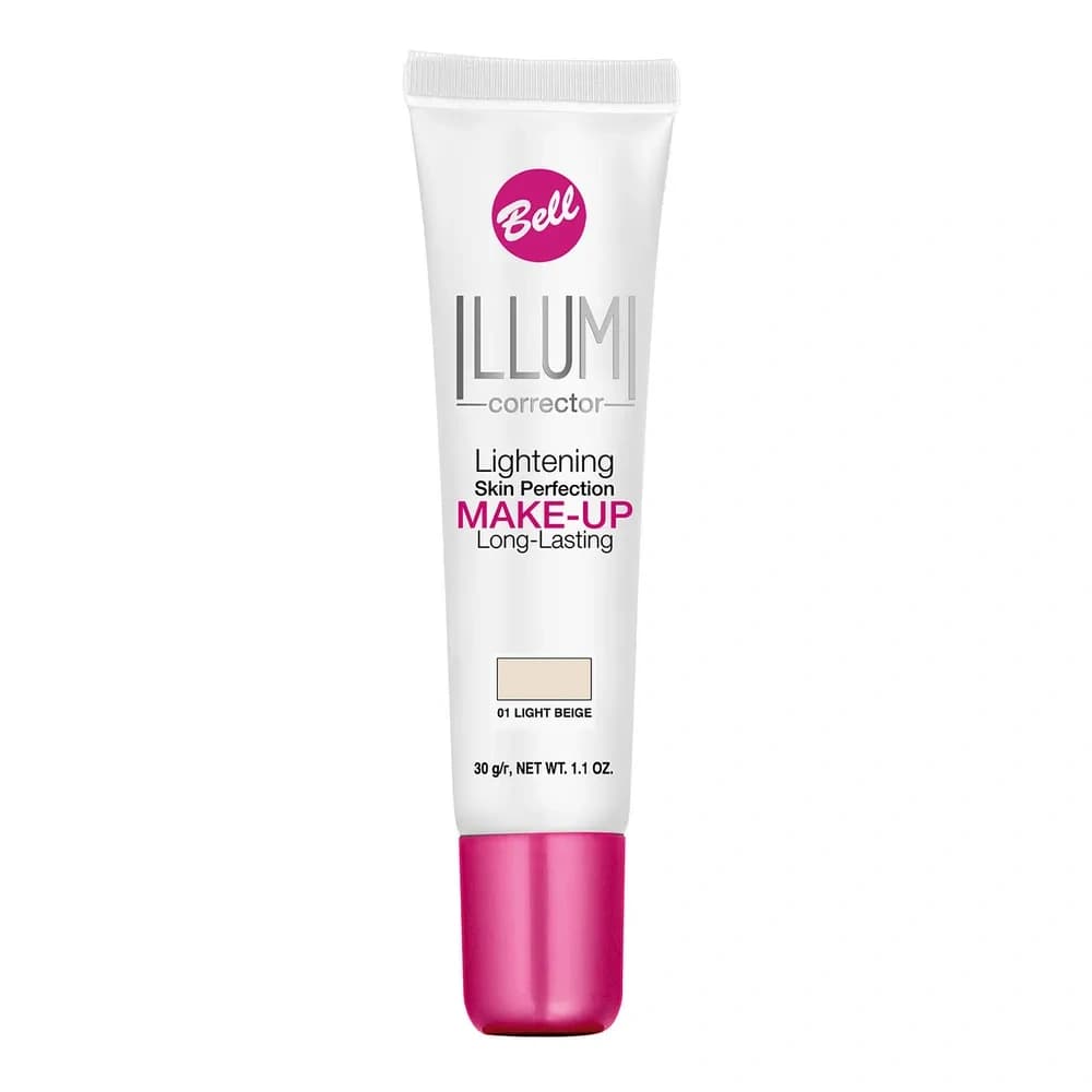 Illumi Corrector Make-up trwały fluid rozświetlająco-korygujący 01 Light Beige