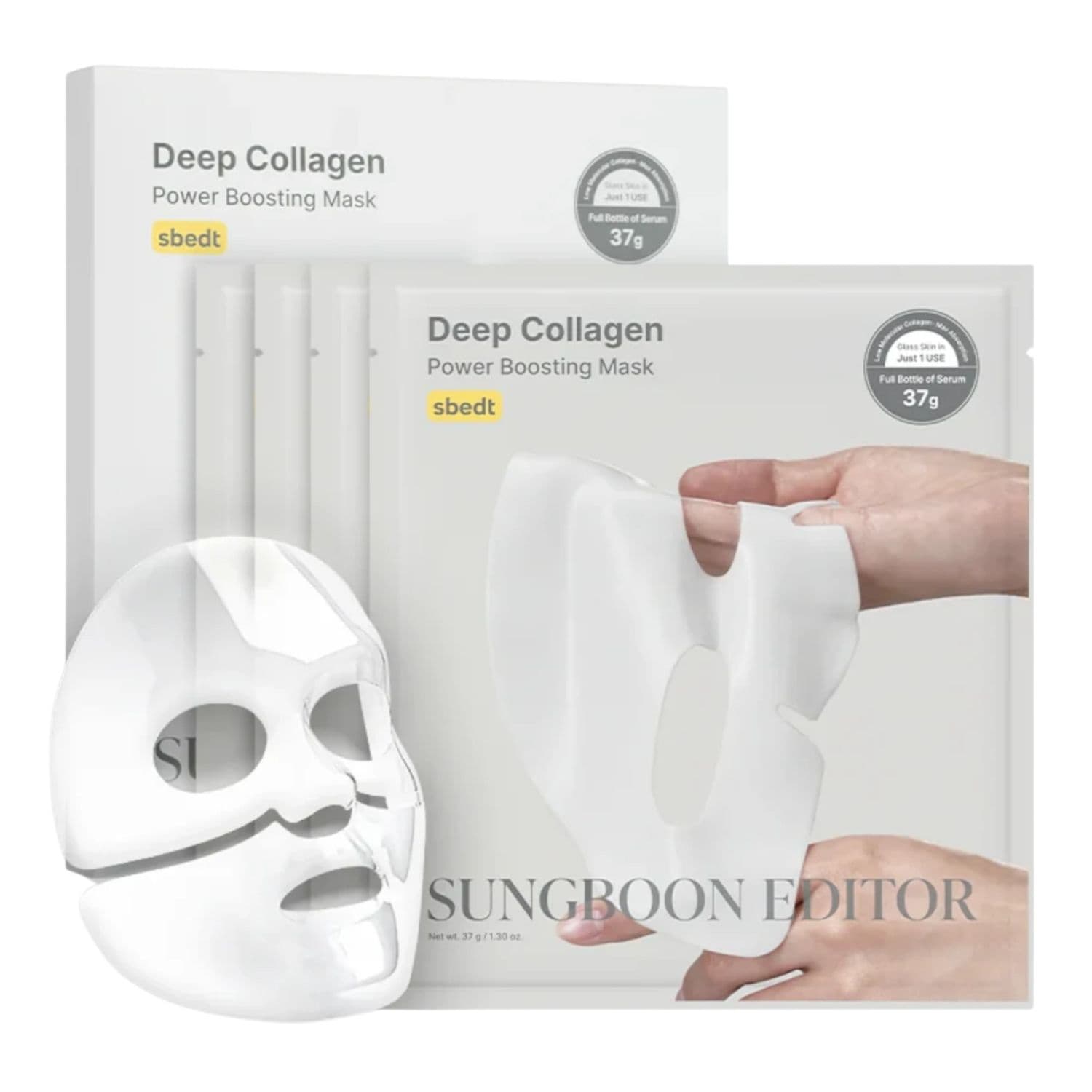 Deep Collagen Power Boosting Mask hydrożelowa maseczka kolagenowa na noc