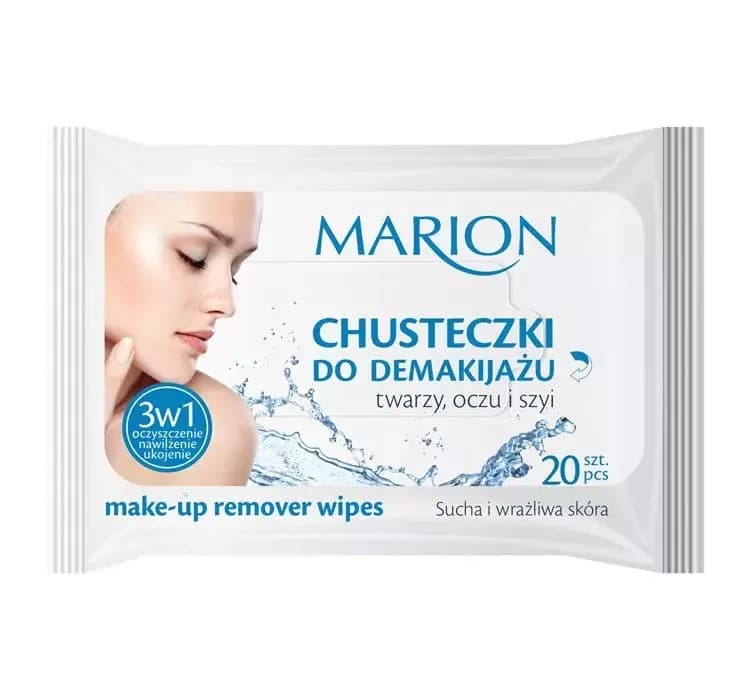 CHUSTECZKI DO DEMAKIJAŻU TWARZY SKÓRA SUCHA