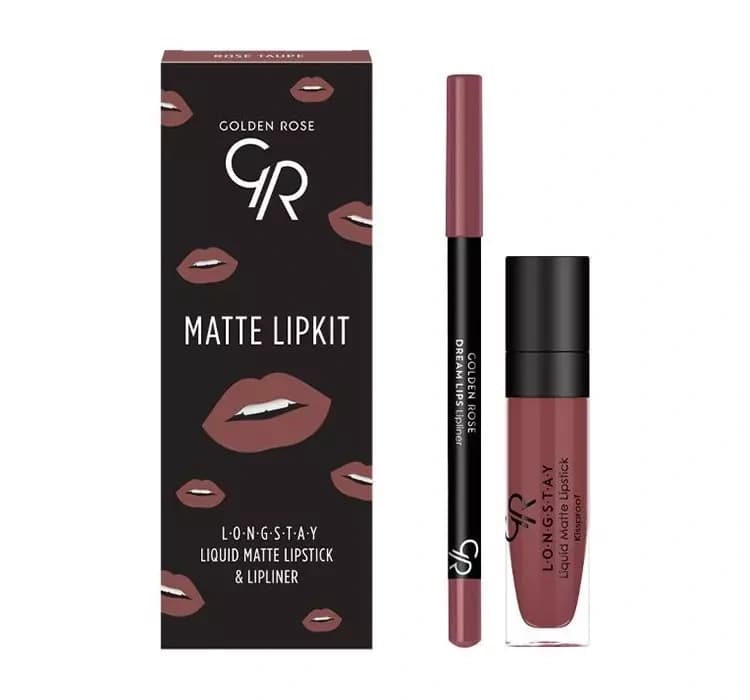 Matte Lipkit zestaw do makijażu ust Rose Taupe