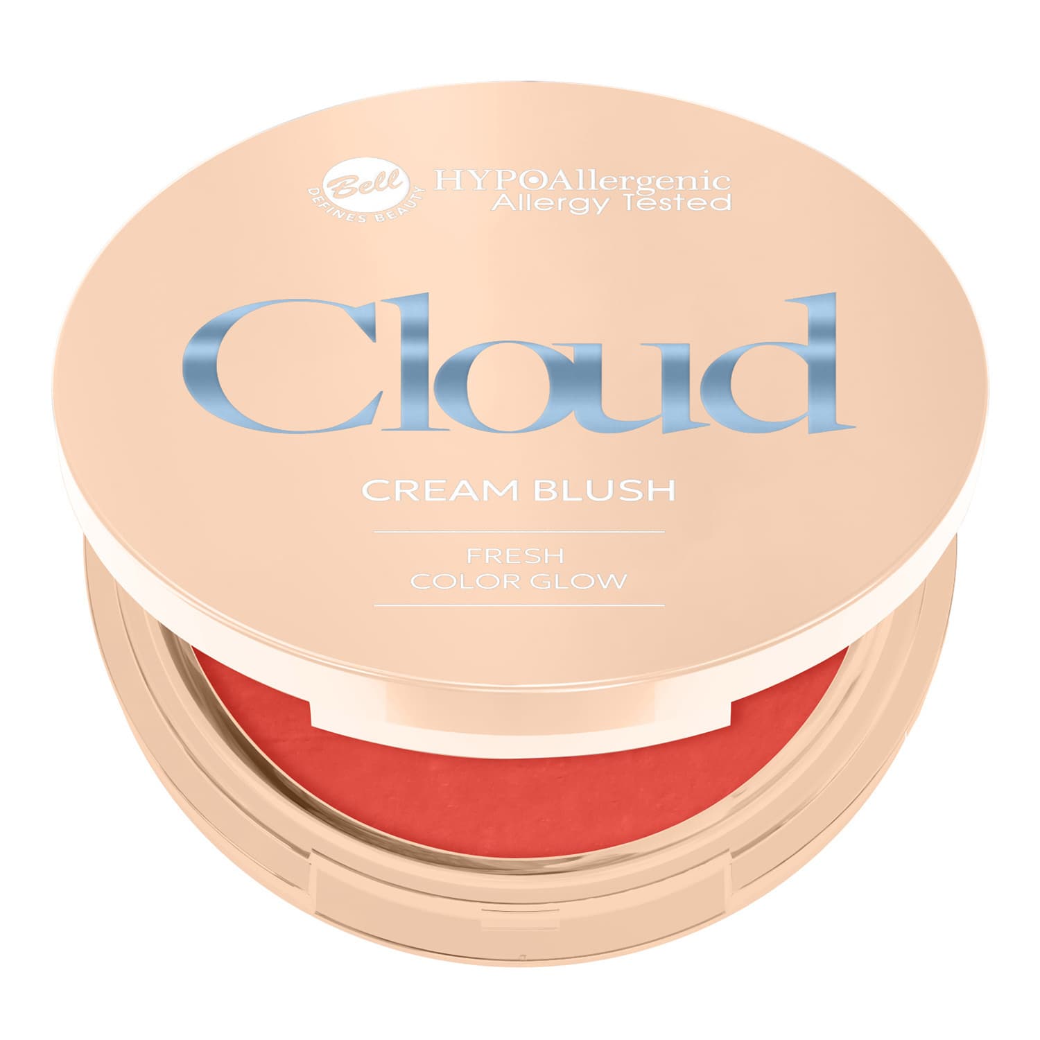 Hypoallergenic Cloud kremowy róż do twarzy 01 Optimistic