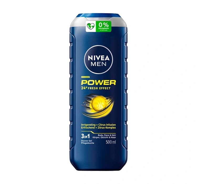 MEN Power Fresh żel pod prysznic 3w1 dla mężczyzn