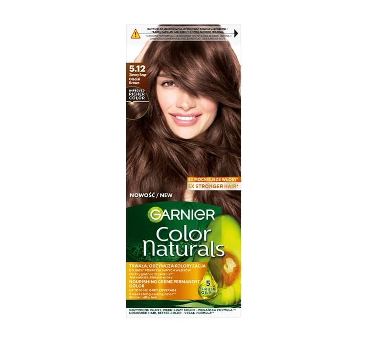 Color Naturals Creme trwała koloryzacja 5.12 Zimny Brąz