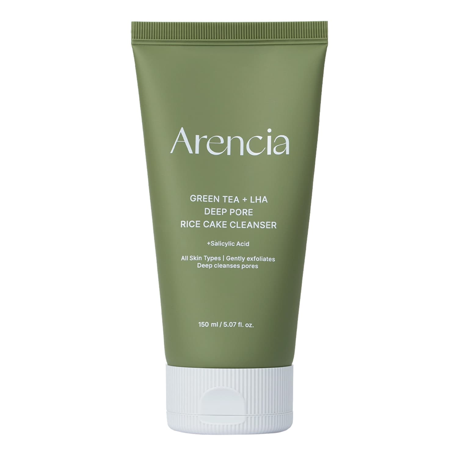 Green Tea + LHA Deep Pore Rice Cake Cleanser głęboko oczyszczający żel do mycia twarzy