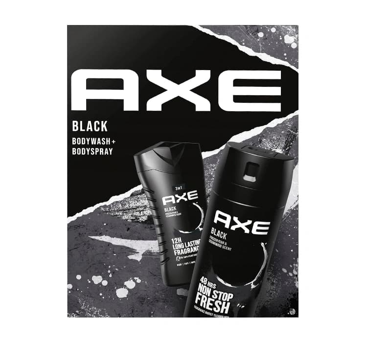 Black zestaw prezentowy dla mężczyzn żel pod prysznic + dezodorant w areozolu