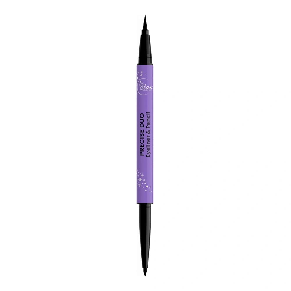 Precise Duo precyzyjna kredka do oczu i płynny eyeliner 2w1 02 Black