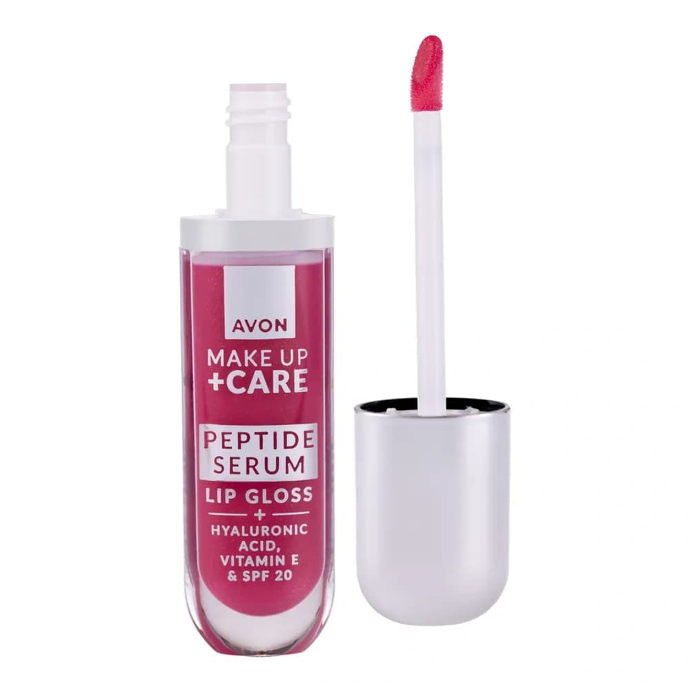 Make Up + Care Peptide Serum błyszczyk-serum do ust z peptydami i SPF20 Dewy Pink