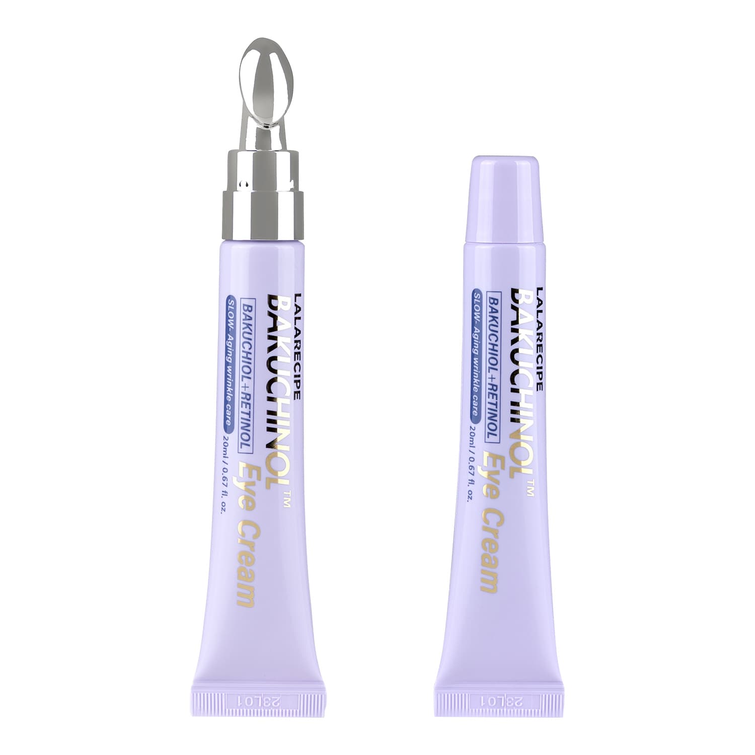 Bakuchinol Eye Cream przeciwzmarszczkowy krem pod oczy z retinolem i bakuchiolem z końcówką do masażu