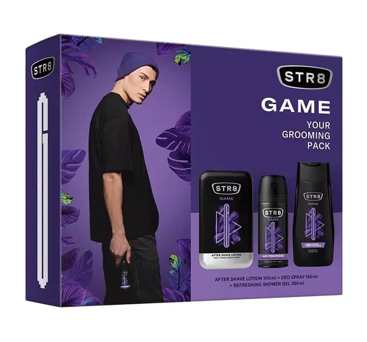 Game woda po goleniu + dezodorant spray + żel pod prysznic