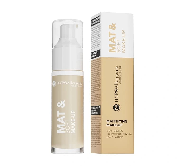 Hypoallergenic Mat Soft Make Up fluid matujący 03 Sunny Beige