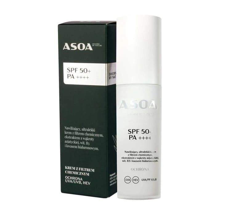 Asoa Krem z Filtrem SPF 50+ PA++++