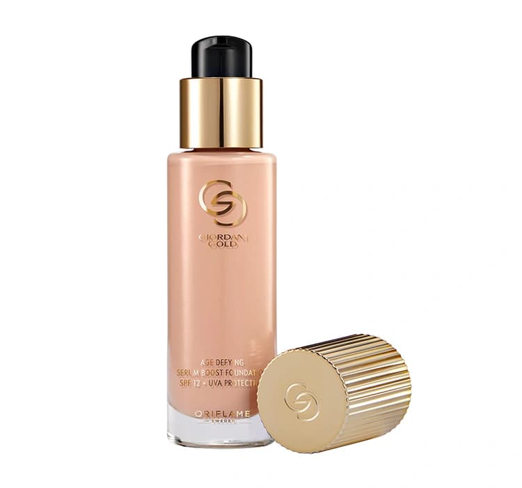 Giordani Gold Age Defying SPF12 podkład z serum Porcelain Warm