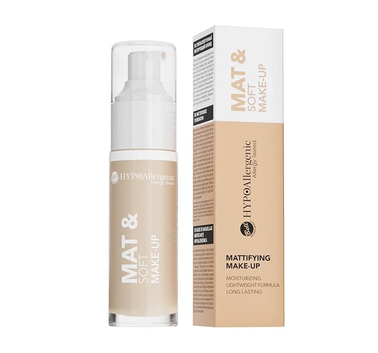 Hypoallergenic Mat Soft Make Up fluid matujący 02 Natural