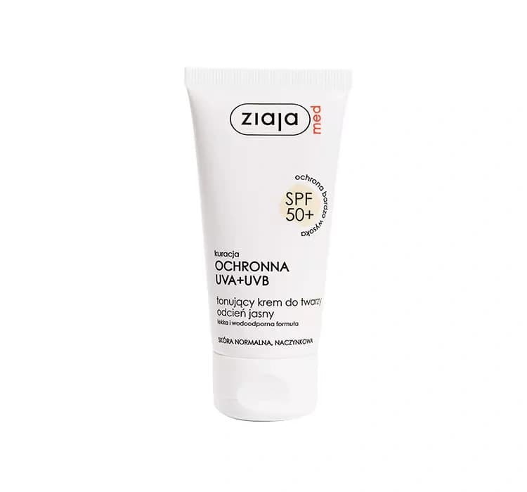 Med. Kuracja Ochronna tonujący krem SPF50+ Odcień Jasny