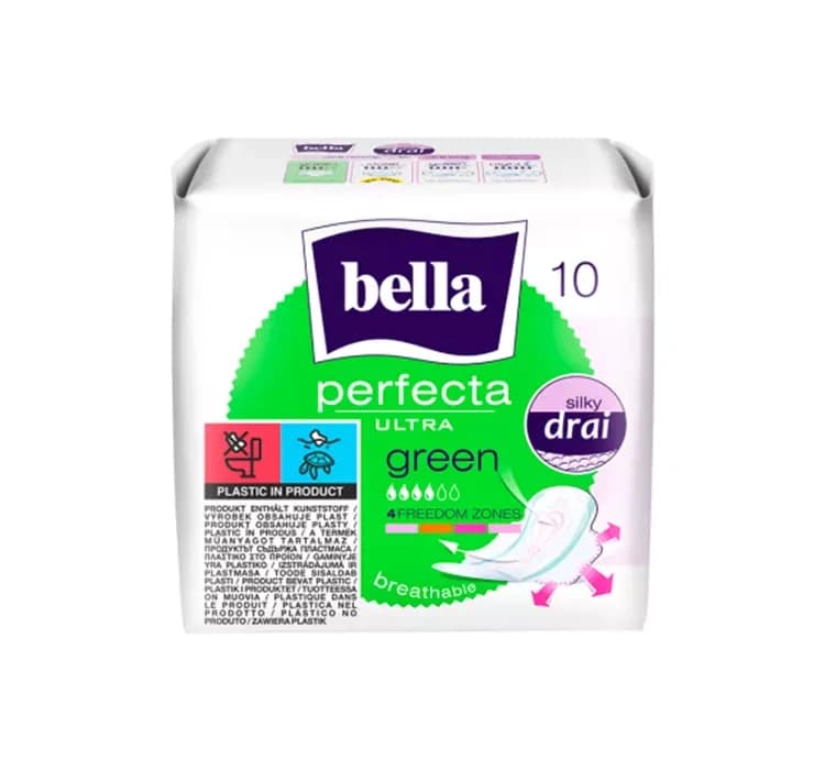 Perfecta Ultra Green podpaski higieniczne ze skrzydełkami