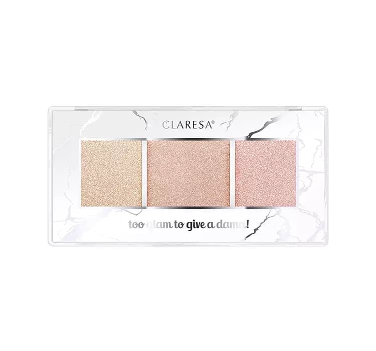 Too Glam To Give a Damn paleta rozświetlaczy 12 Golden Glow
