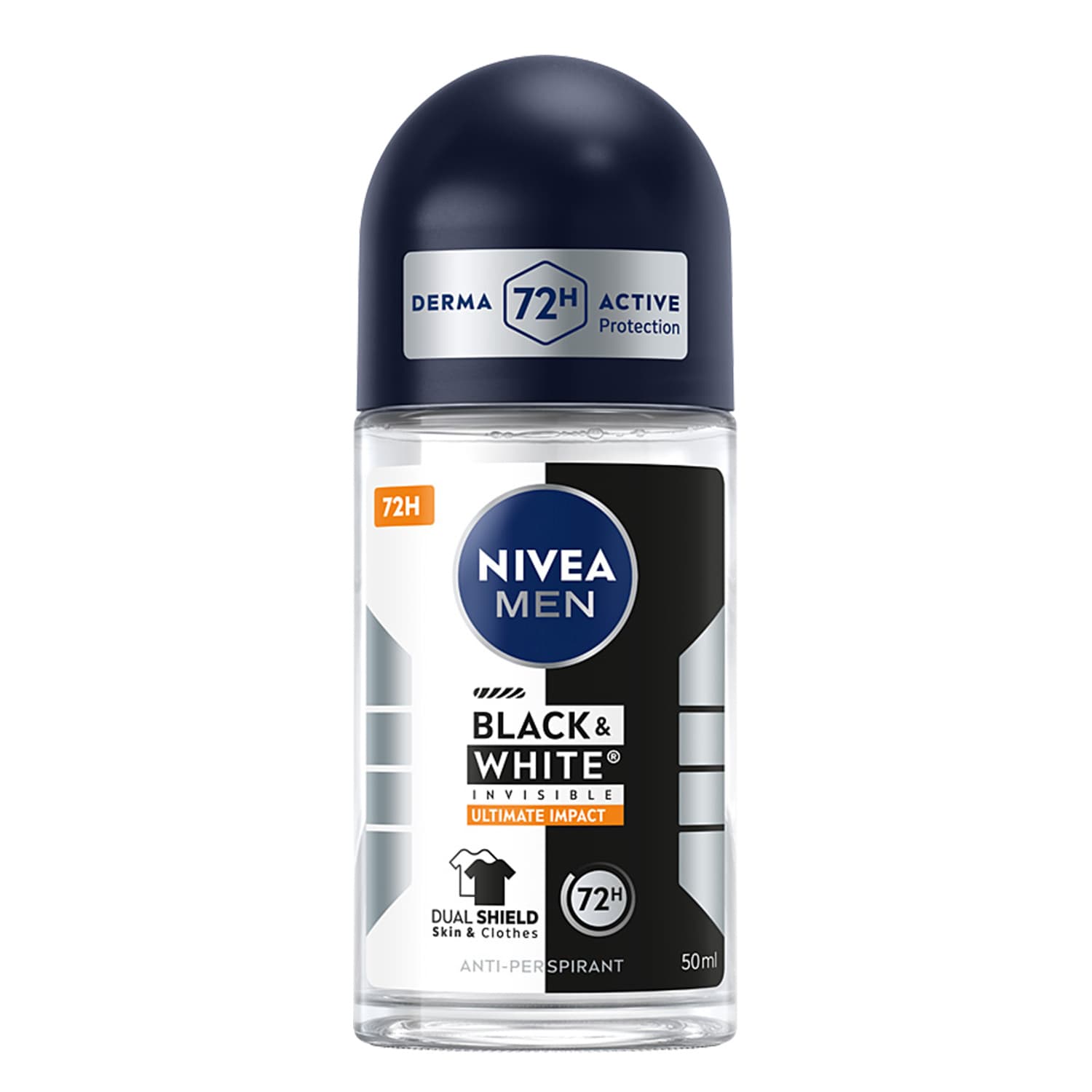 MEN Black & White Invisible Ultimate Impact antyperspirant w kulce