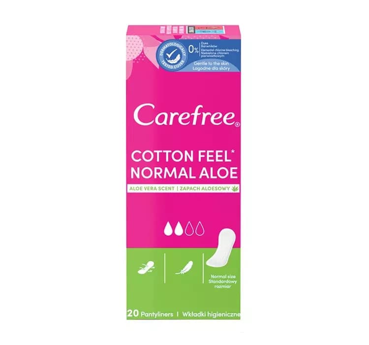 Cotton Feel Normal Aloe Vera Scent wkładki higieniczne zapachowe