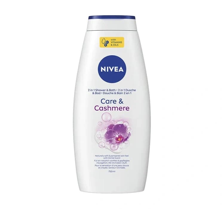 Care&Cashmere kremowy żel pod prysznic i do kąpieli 2w1