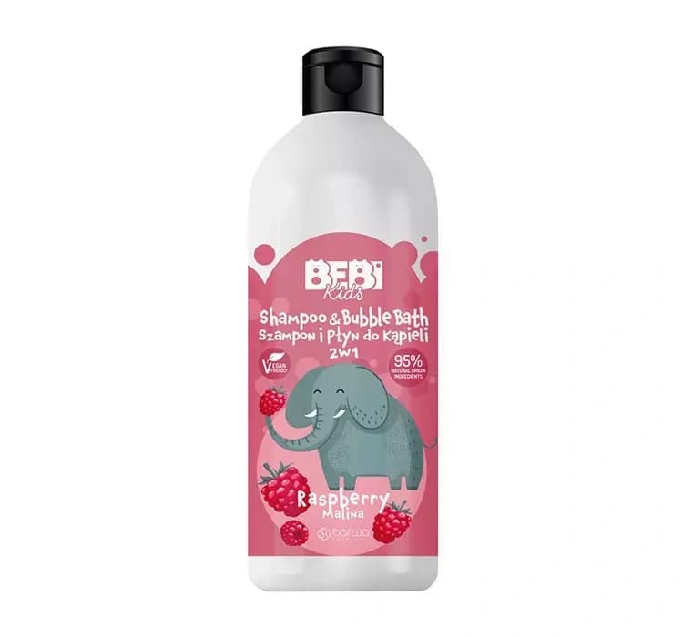 Bebi Kids szampon i płyn do kąpieli 2w1 Malina