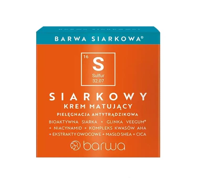 Siarkowa matujący krem siarkowy