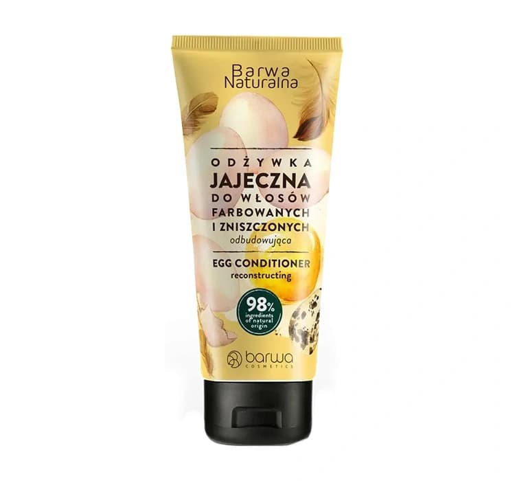 Naturalna odbudowująca odżywka jajeczna