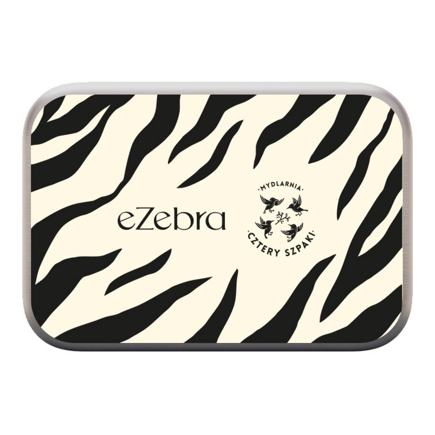 x eZebra prostokątna puszka na mydło