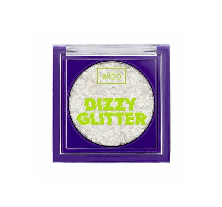 Dizzy Glitter brokatowy cień do powiek 1 Srebrny