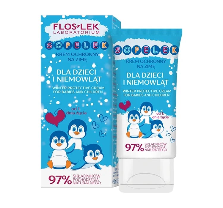 Floslek Winter Care Sopelek krem ochronny na zimę od 1 dnia życia