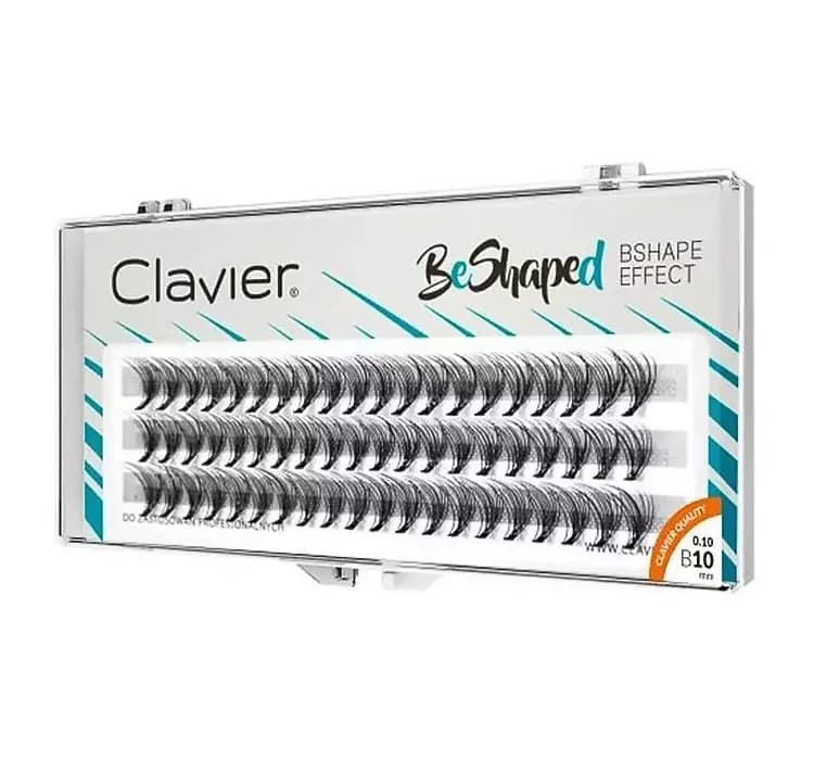 Beshaped kępki sztucznych rzęs 10 mm skręt B