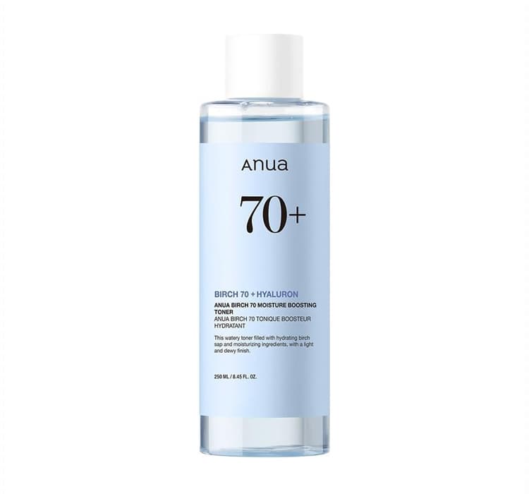 Birch 70+ Hyaluron Moisture Boosting Toner intensywnie nawilżający tonik z sokiem z brzozy