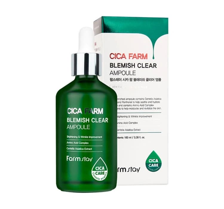Farmstay Cica Farm Blemish Clear Ampoule serum na przebarwienia ampułka