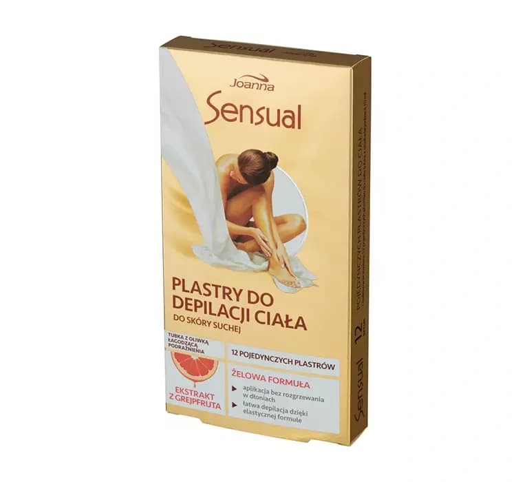 Sensual żelowe plastry do depilacji ciała grejpfrut