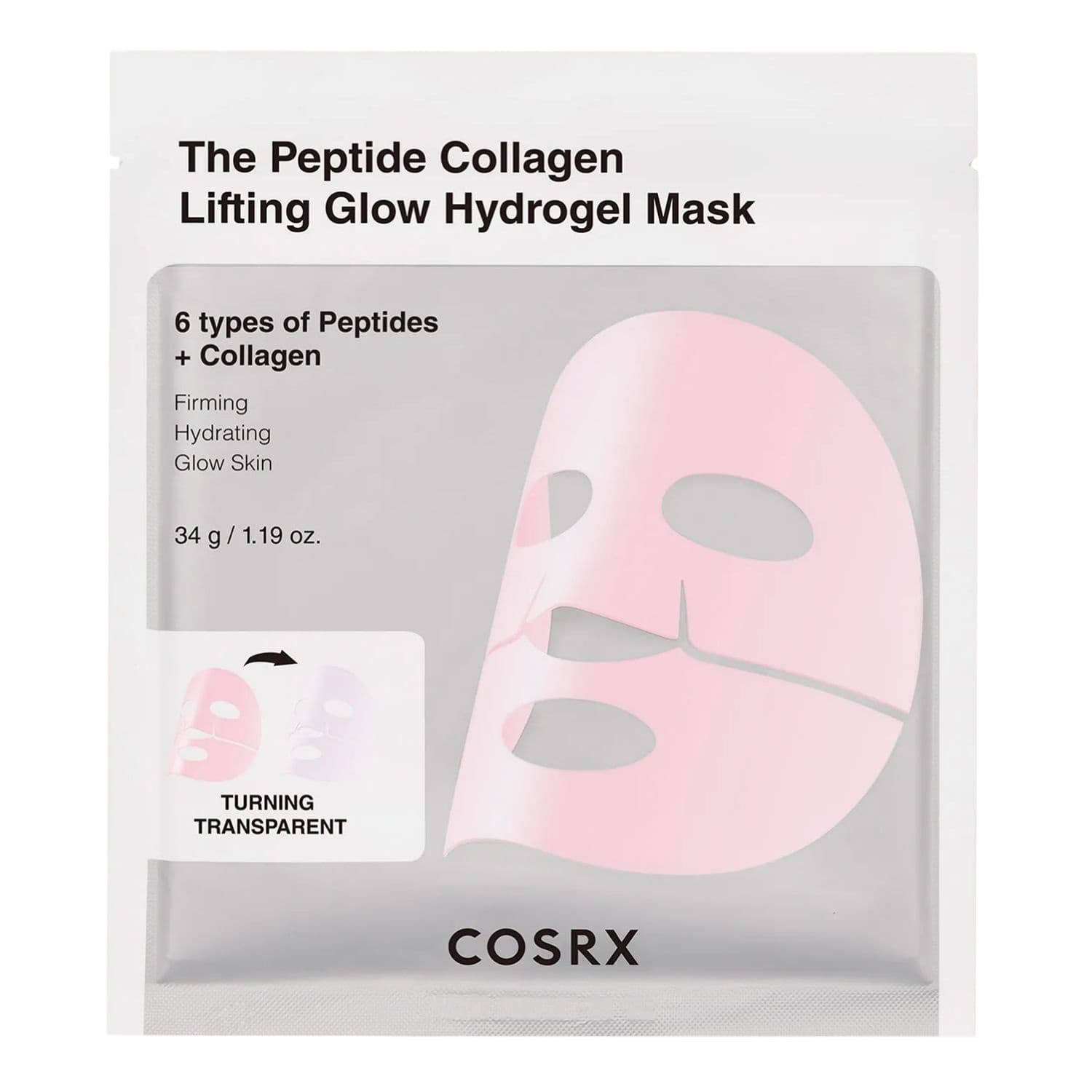 Peptide Collagen Glow Hydrogel Mask hydrożelowa maska w płachcie z peptydami i kolagenem