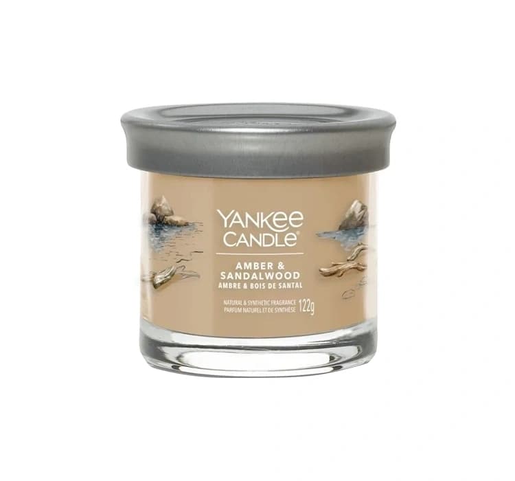 YC SIGNATURE - Świeca duża AMBER & SANDALWOOD Świeczki