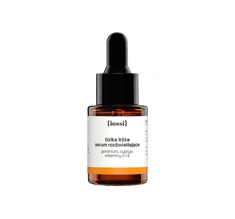 Serum rozświetlające do twarzy z geranium, cyprysem, witaminami C i E