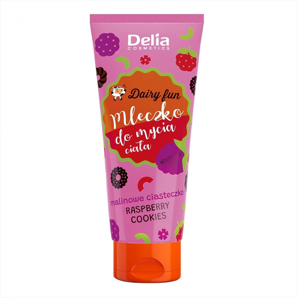 Dairy Fun mleczko do mycia ciała Malinowe Ciasteczko