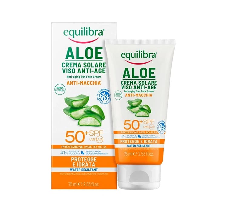 Aloe przeciwsłoneczny krem do twarzy SPF50+