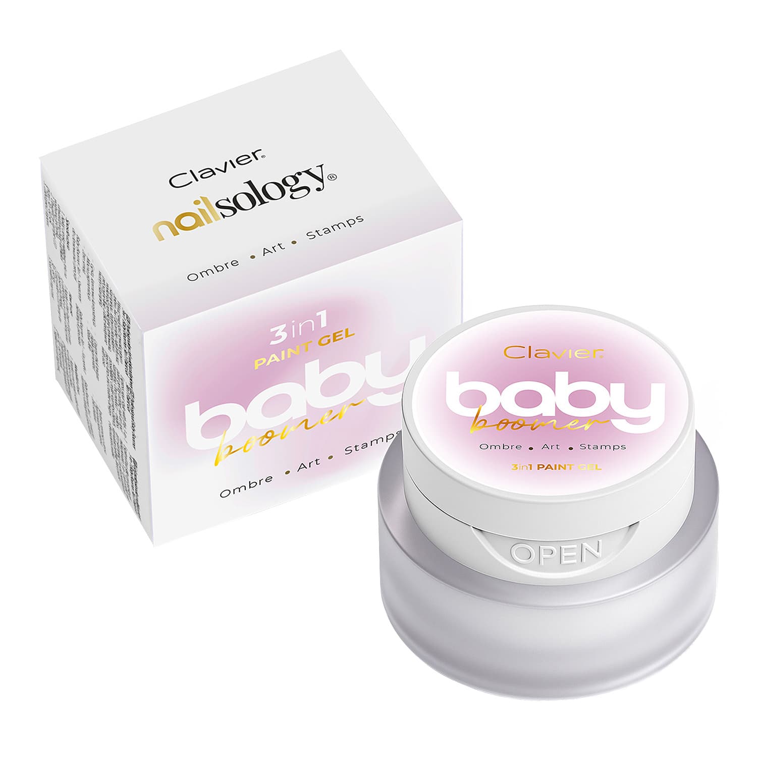 Nailsology Baby Boomer 3in1 żel do zdobień R05 Mandarin
